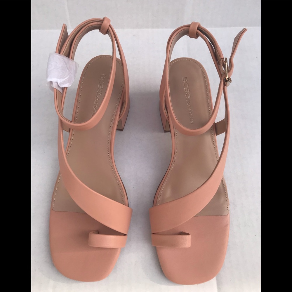 Bcbgeneration Sandals Leather Upper Blocked Heel - image 2